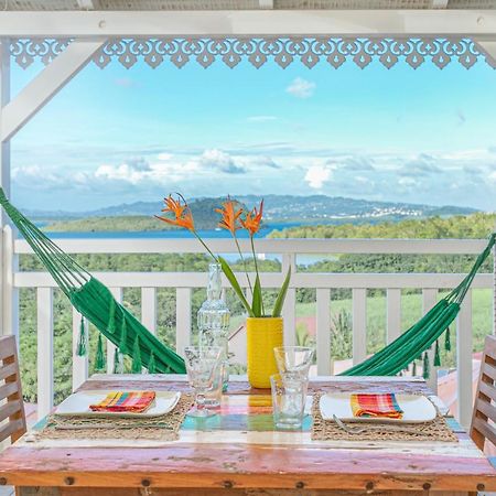 Bungalow Vanille Pacane - Vue Mer Avec Spa Prive Les Trois-Ilets Exteriör bild