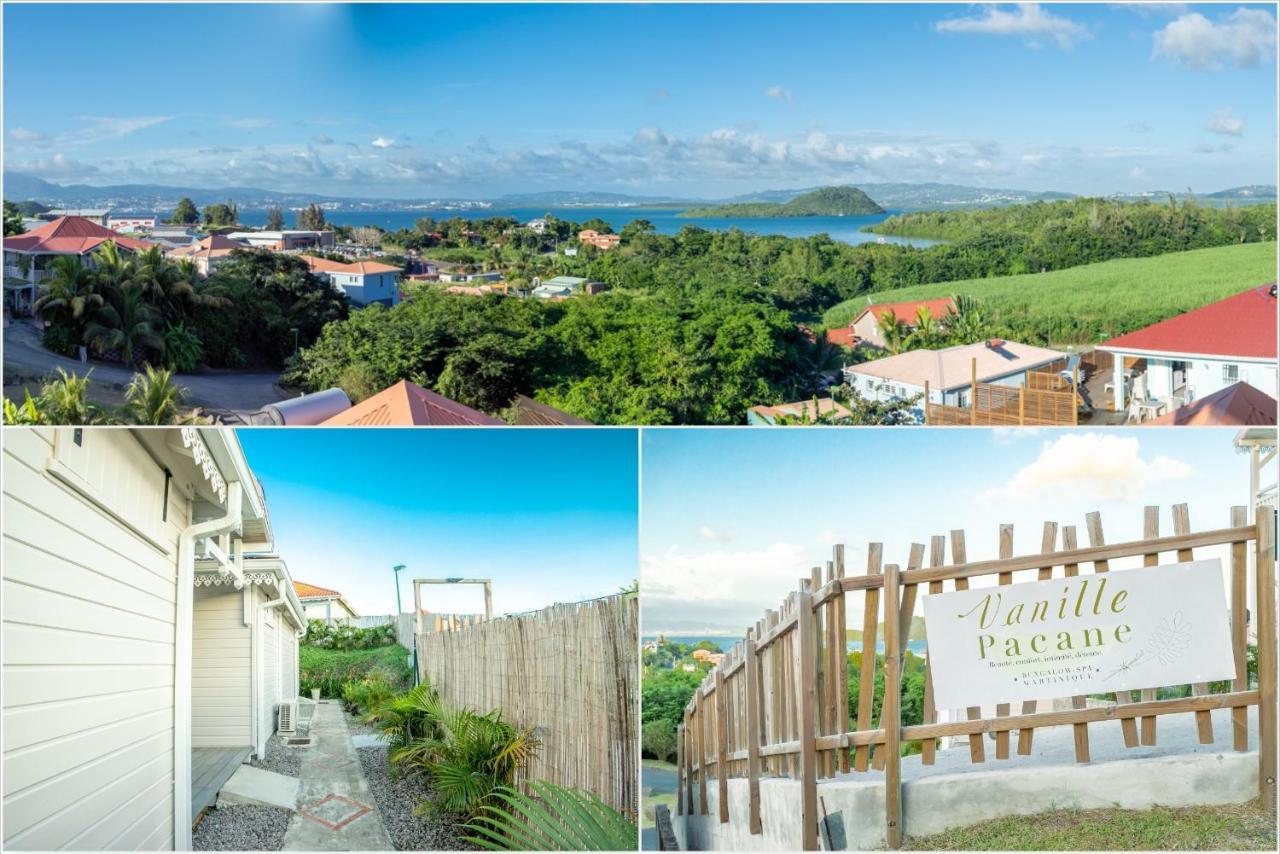 Bungalow Vanille Pacane - Vue Mer Avec Spa Prive Les Trois-Ilets Exteriör bild