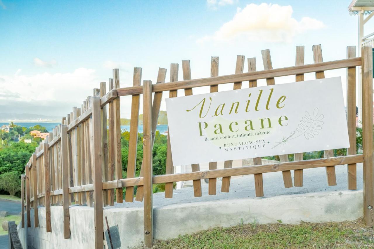 Bungalow Vanille Pacane - Vue Mer Avec Spa Prive Les Trois-Ilets Exteriör bild
