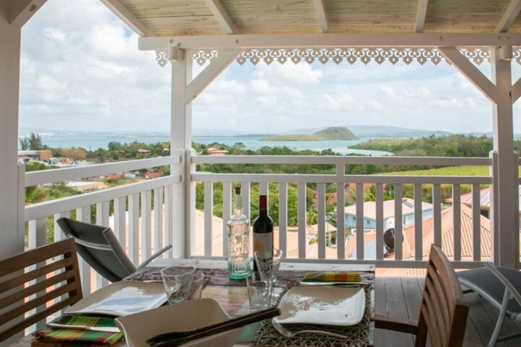 Bungalow Vanille Pacane - Vue Mer Avec Spa Prive Les Trois-Ilets Exteriör bild