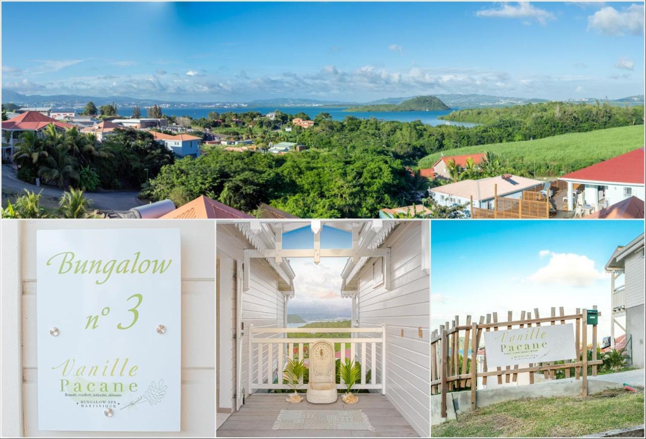 Bungalow Vanille Pacane - Vue Mer Avec Spa Prive Les Trois-Ilets Exteriör bild