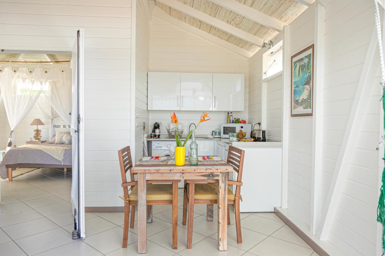 Bungalow Vanille Pacane - Vue Mer Avec Spa Prive Les Trois-Ilets Exteriör bild